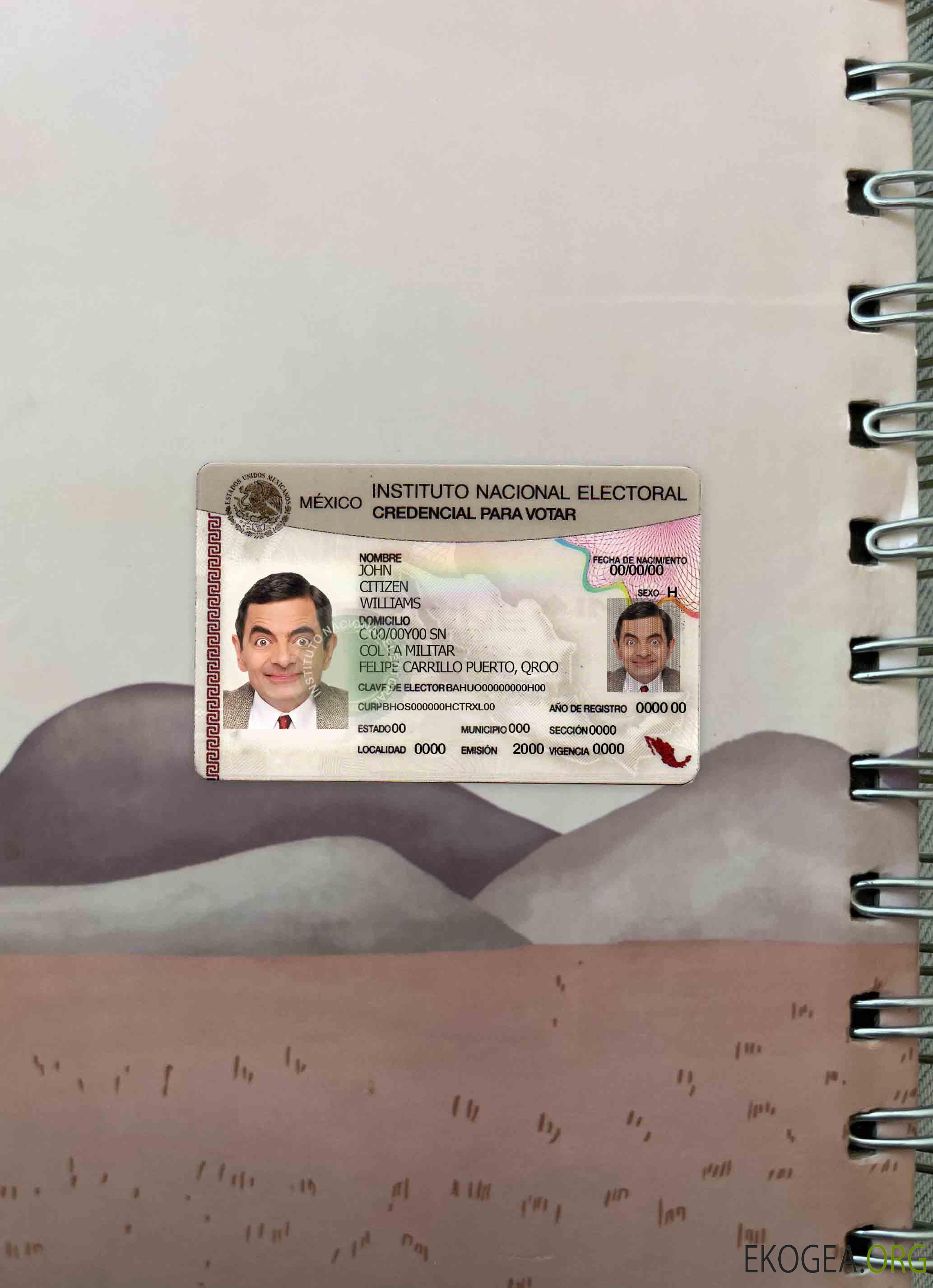 Mexique instituto nacional (version 2) photolook AVANT